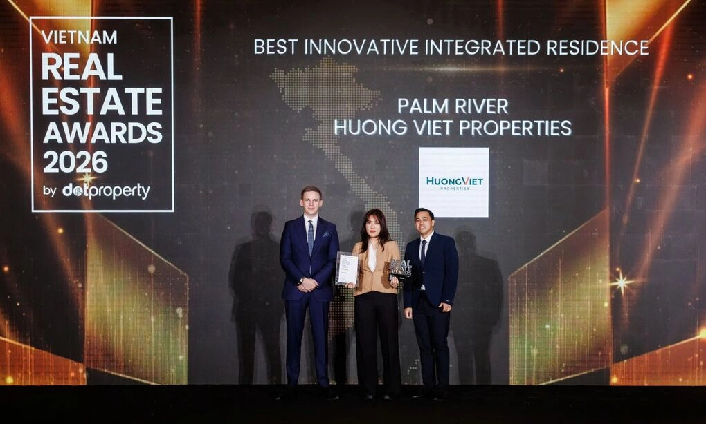 Hướng Việt Properties nhận giải tại Dot Property Vietnam Awards 2026